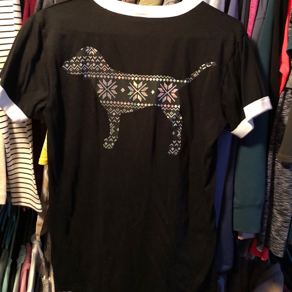 NWOT holographic Pink shirt